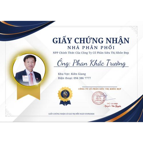 Chứng Nhận Nhà Phân Phối - Khu Vực Kiên Giang